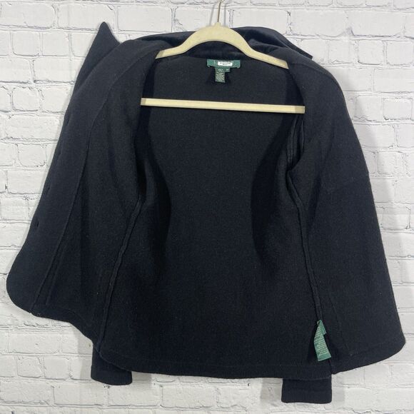 VTG 90’s Ralph Lauren Cardigan Women PP Wool Cashmere Chrest Preppy Old Money - Picture 12 of 13